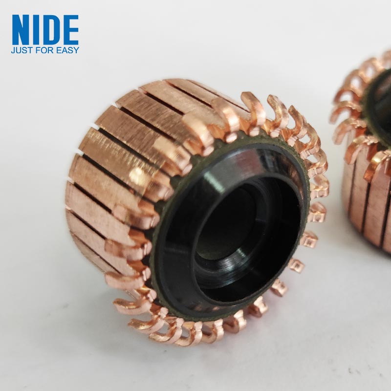 Automotive moto commutator mmiri mgbapụta 23.2 * 8 * 17.4mm